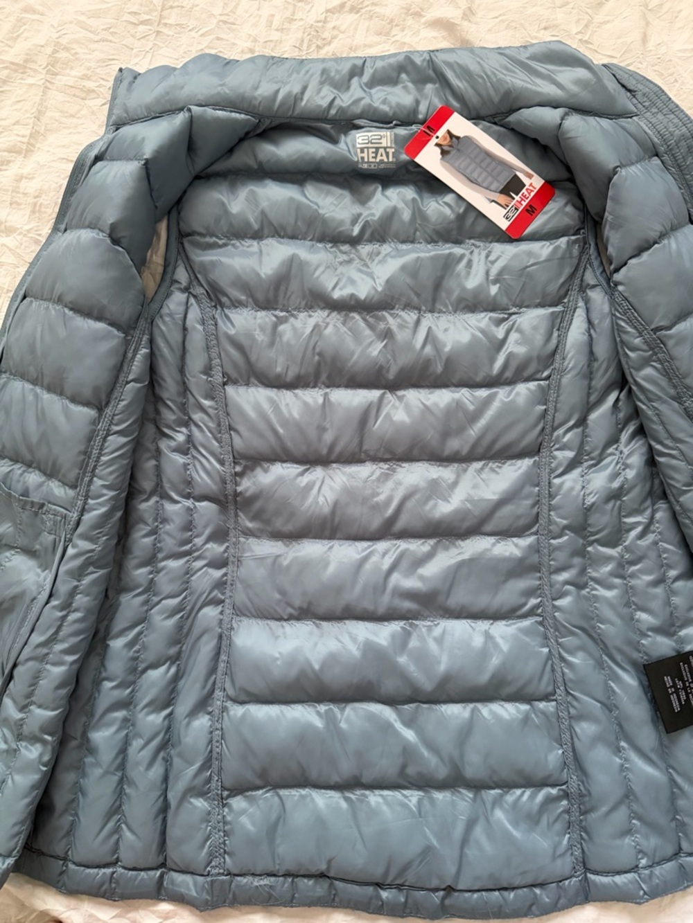 NWT - 32 Degrees - Women's Lightweight Quilted Puffer Vest - Slate Blue - Picture 8 of 16